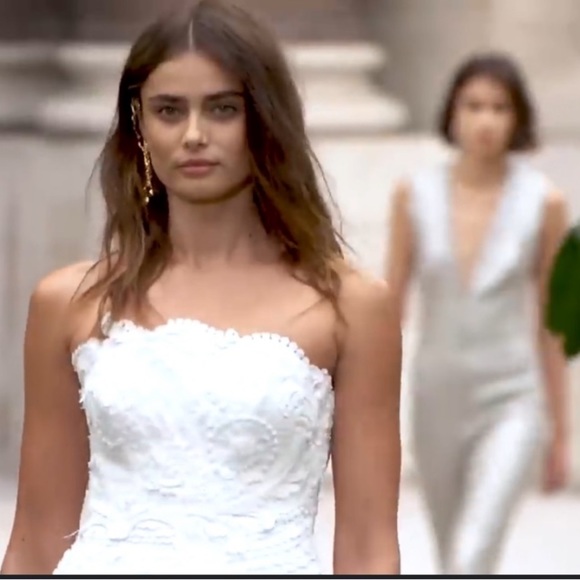 New sample Zimmermann strapless sculpture lace dress. AU. 0 - Picture 4 of 12